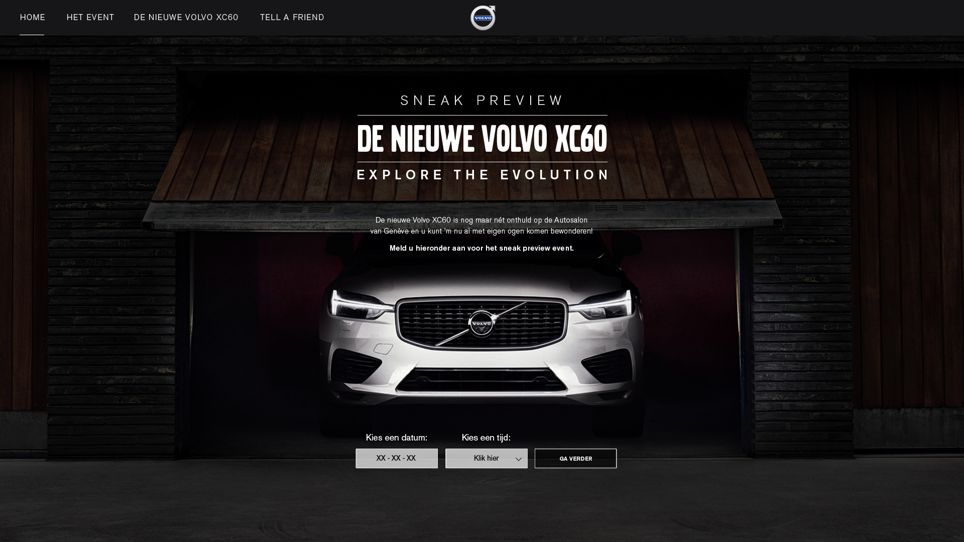 XC60 website presentatie